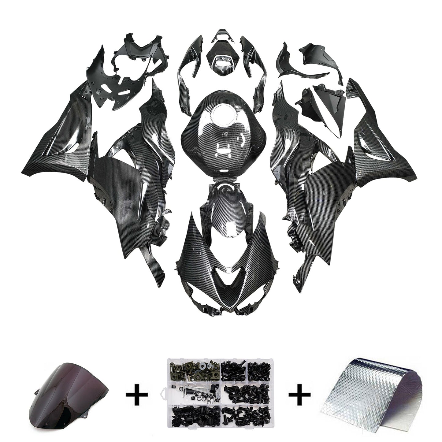 Injection Fairing Kit Bodywork Plastic ABS fit For Kawasaki ZX-6R 2024-2025