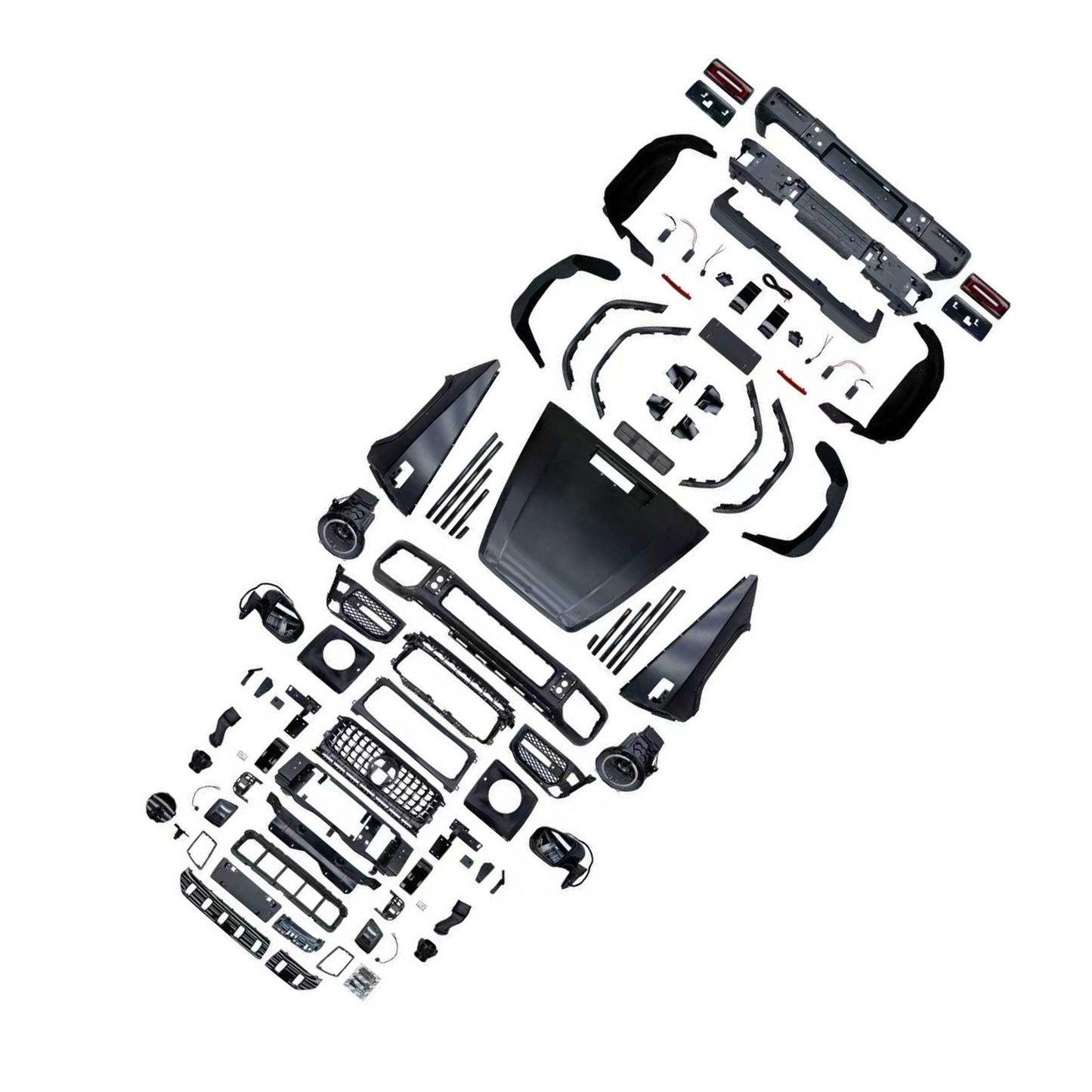 1993-2018 Fit Mercedes W463 G550 G500 Upgrade W464 G63 AMG Style Body Kit Bumper