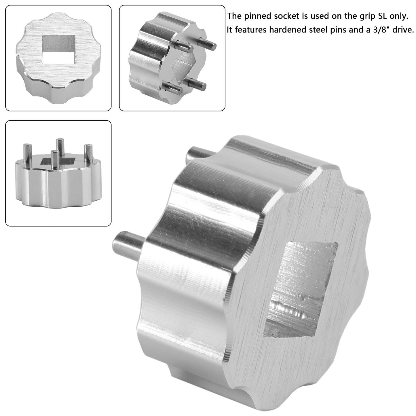 2025 Pinned Socket for Damper Cartridge for FOX GRIP SL¨CFor Servicing/Rebuilding
