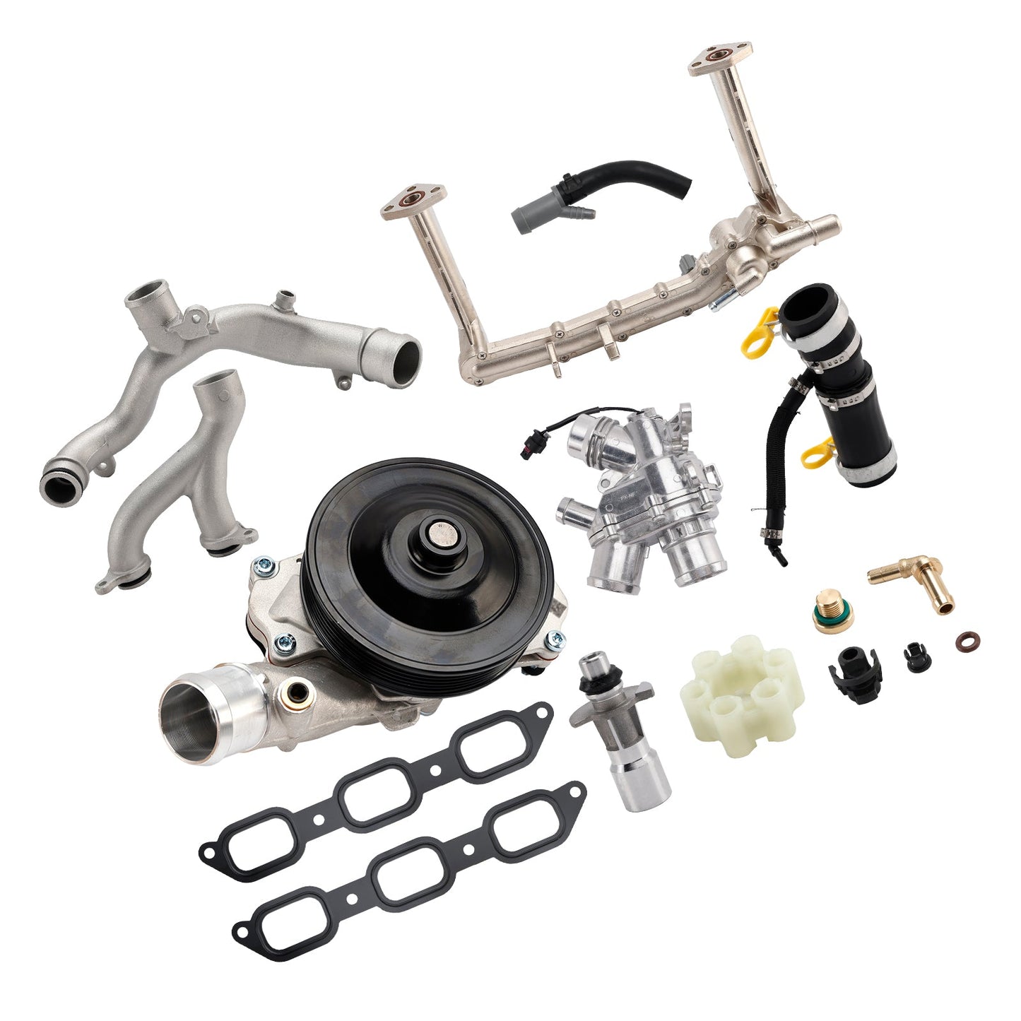 2014-2021 For Jaguar F-Type 3.0L V6 - Gas, 5.0L V8 - Gas Engine Cooling System Kit AJ813909