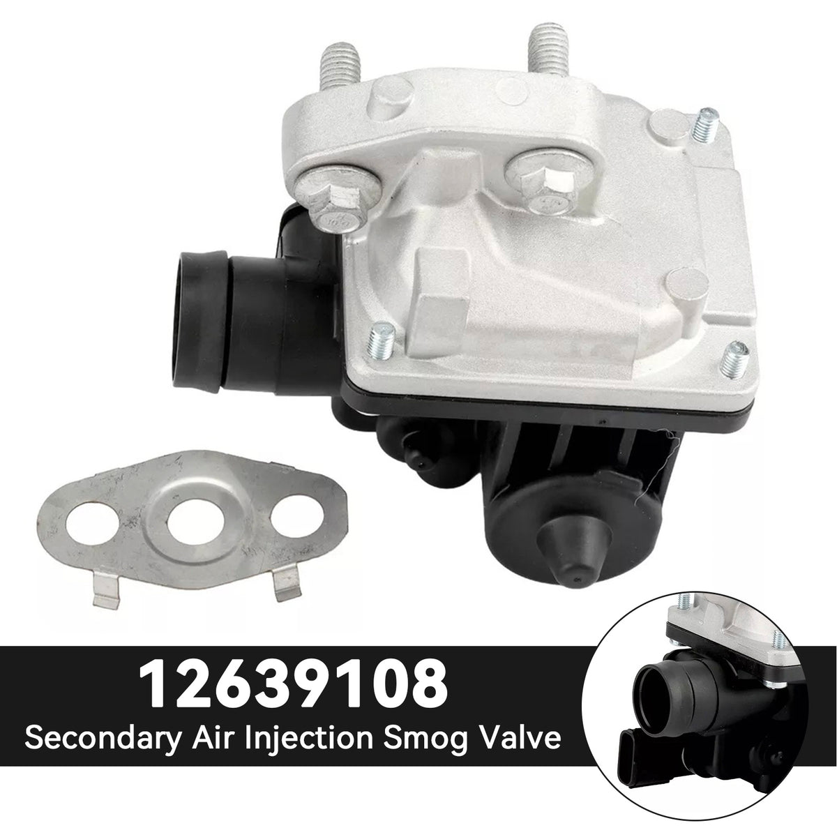 Secondary Air Injection Smog Valve 12639108 101392-5170 306-056 for Buick