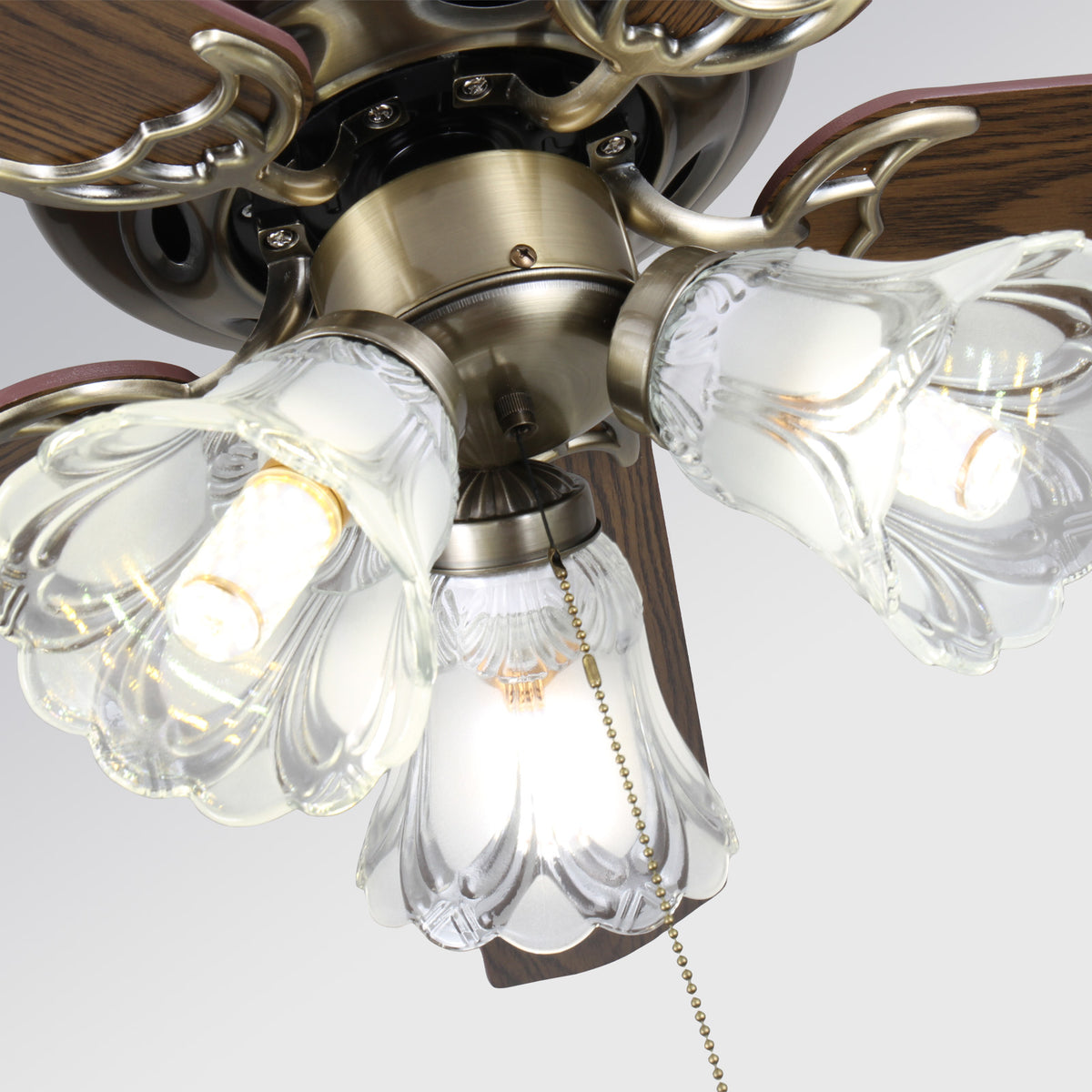 42-Inch Vintage Ceiling Fan with Light