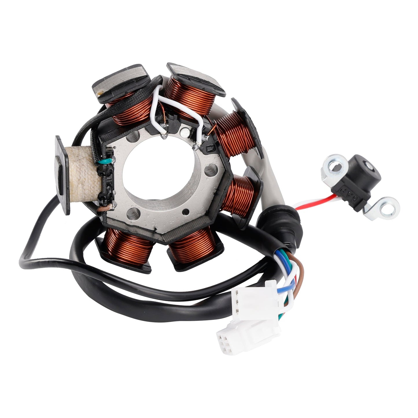 2004/2006/2008/2010/2013-2024 Yamaha YBR125 YBR125E YBR125EGS YBR125G 7 Coils Stator Generator 5VL-H5510-00