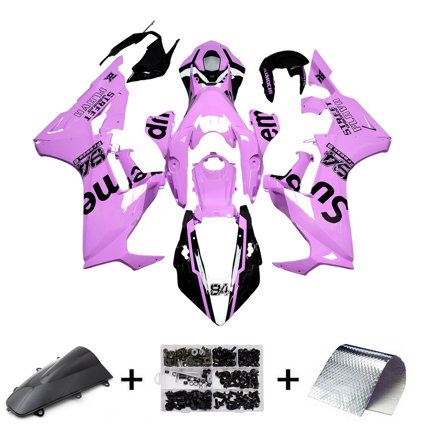 Injection Fairing Kit Bodywork Plastic ABS For Honda CBR1000RR 2017-2023