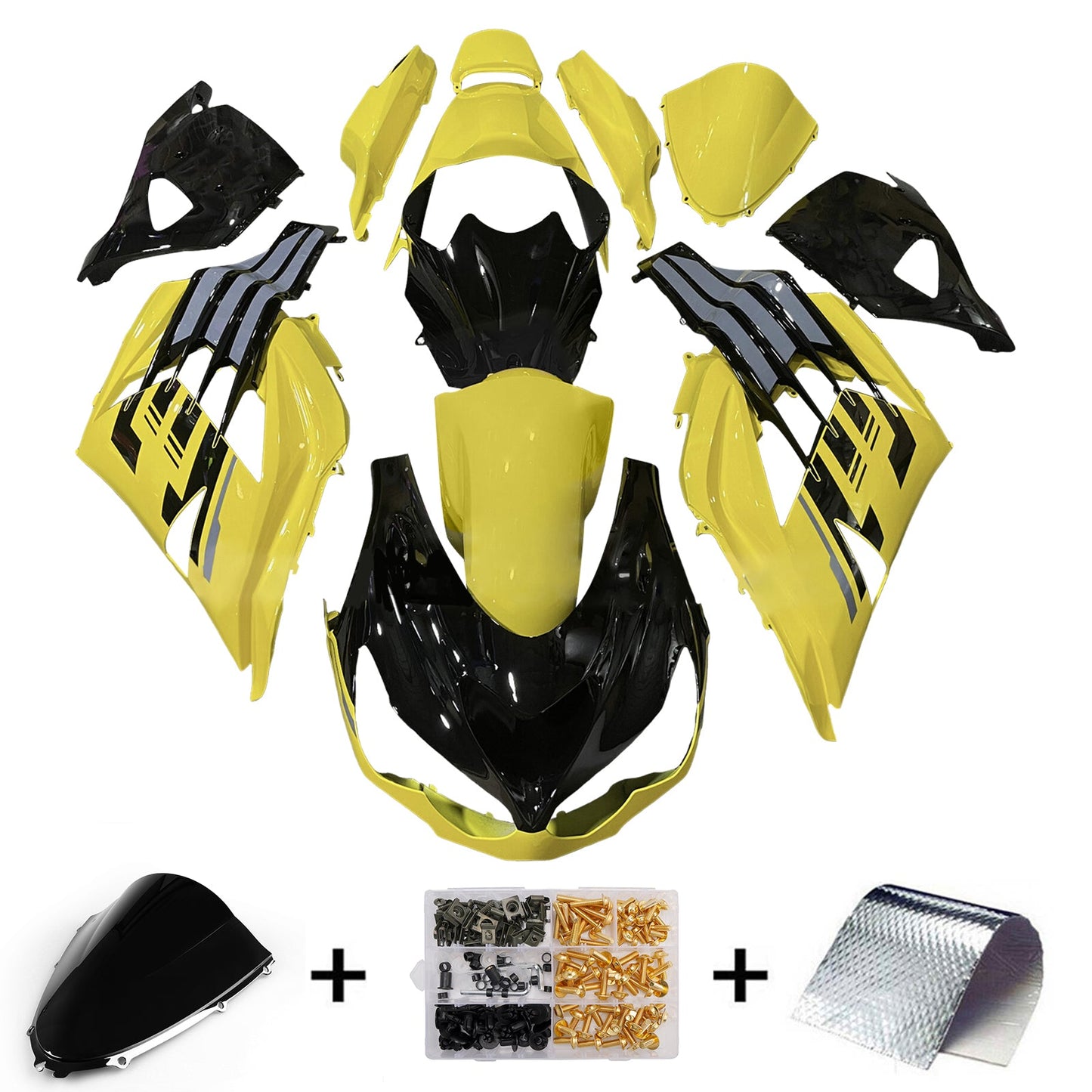 Injection Fairing Kit Bodywork fit For Kawasaki ZX14R ZZR1400 2012-2025