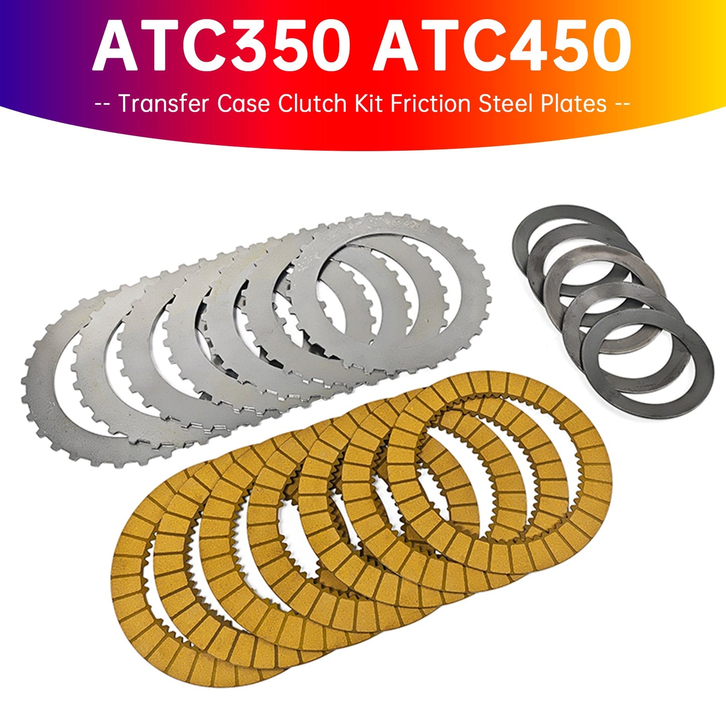 2010-2018 Porsche Cayenne Transfer Case Clutch Kit Friction Steel Plates ATC350 ATC450 PL72 ATC