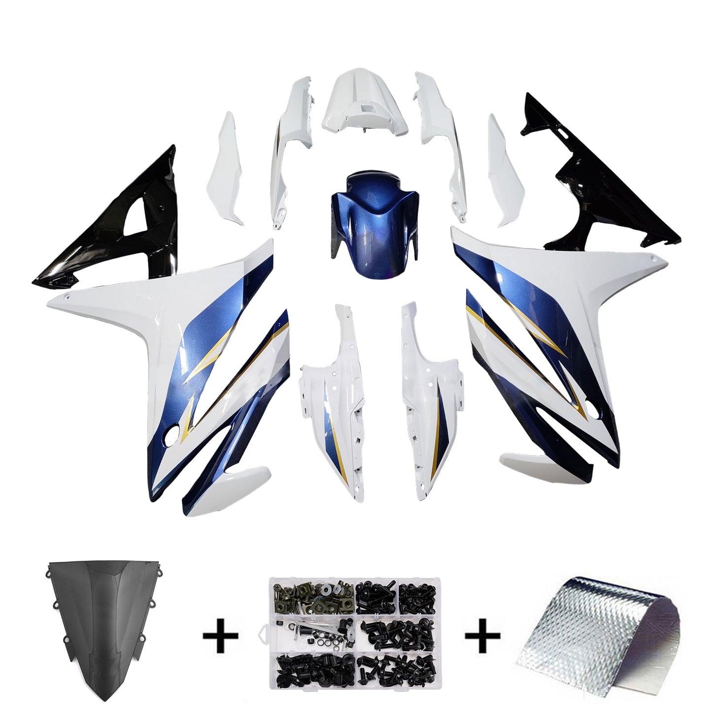 Injection Fairing Kit Bodywork Plastic ABS For Honda CBR500R 2016-2018