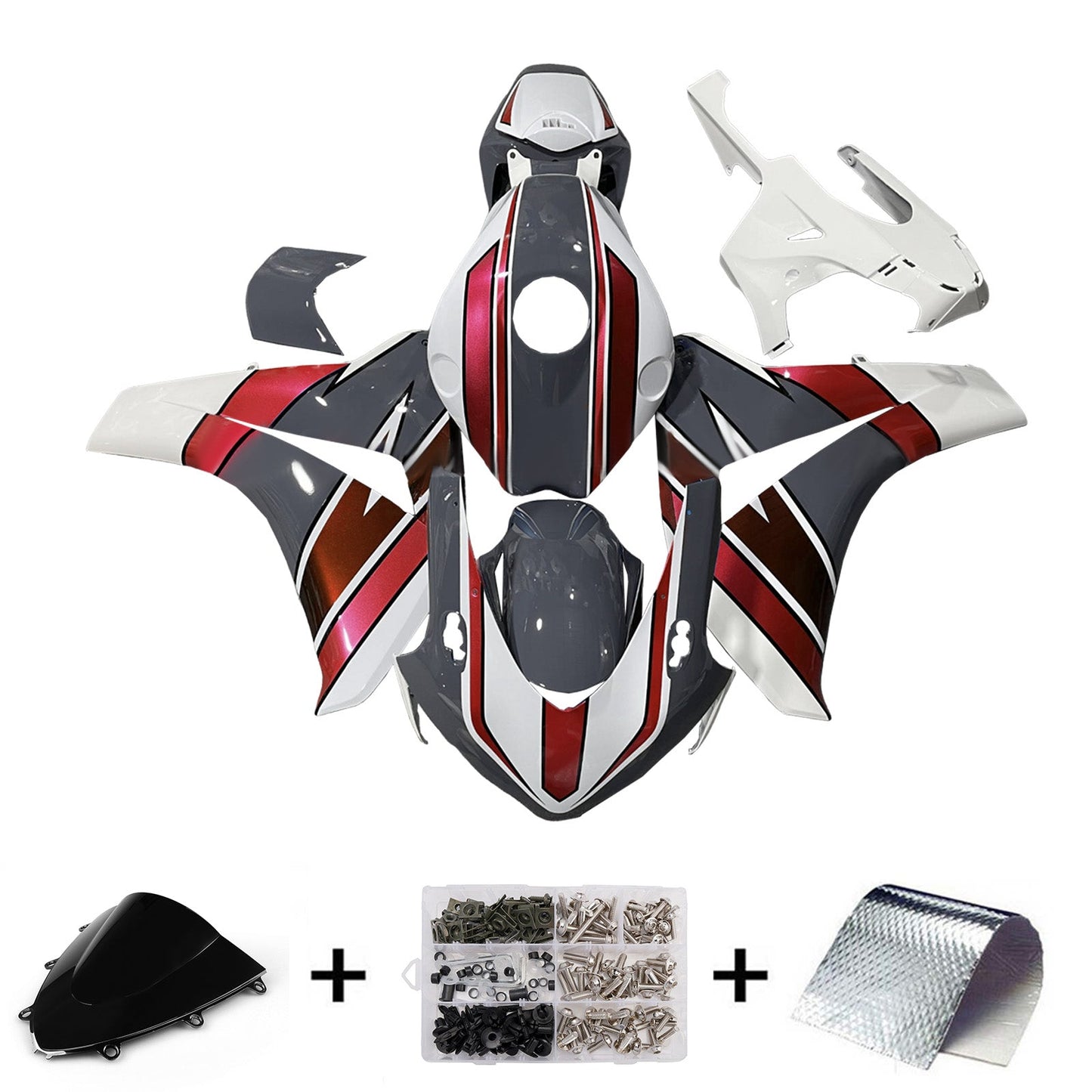 Injection Fairing Kit Bodywork Plastic ABS For Honda CBR1000RR 2008-2011