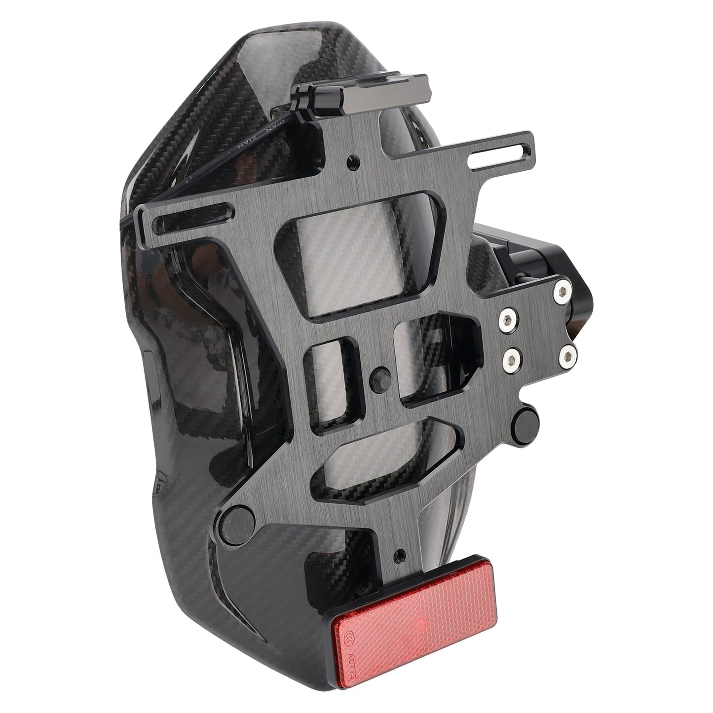2024-2025 Honda CB650R Real Carbon Fiber Rear Fender Bracket LED