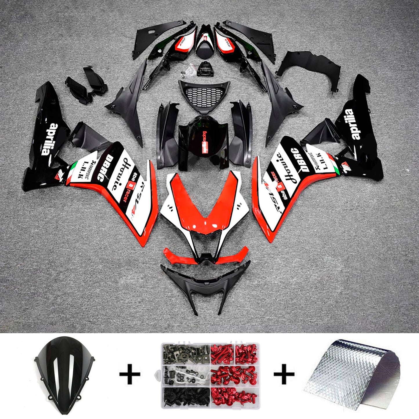 2009-2015 Aprilia RSV4 1000 Injection Fairing Kit Bodywork Plastic ABS