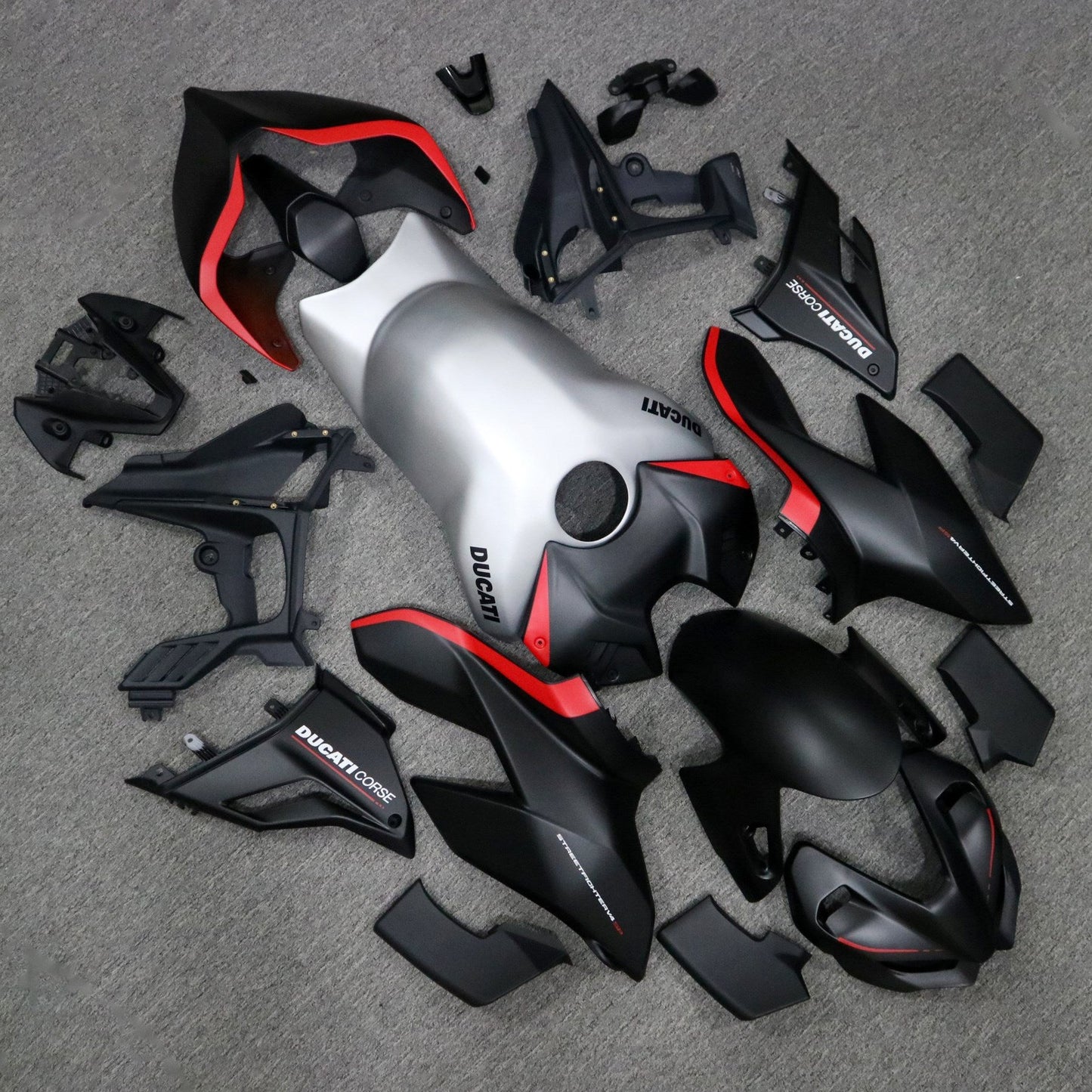 Injection Fairing Kit Bodywork For Ducati Street Fighter V4 2020-2023