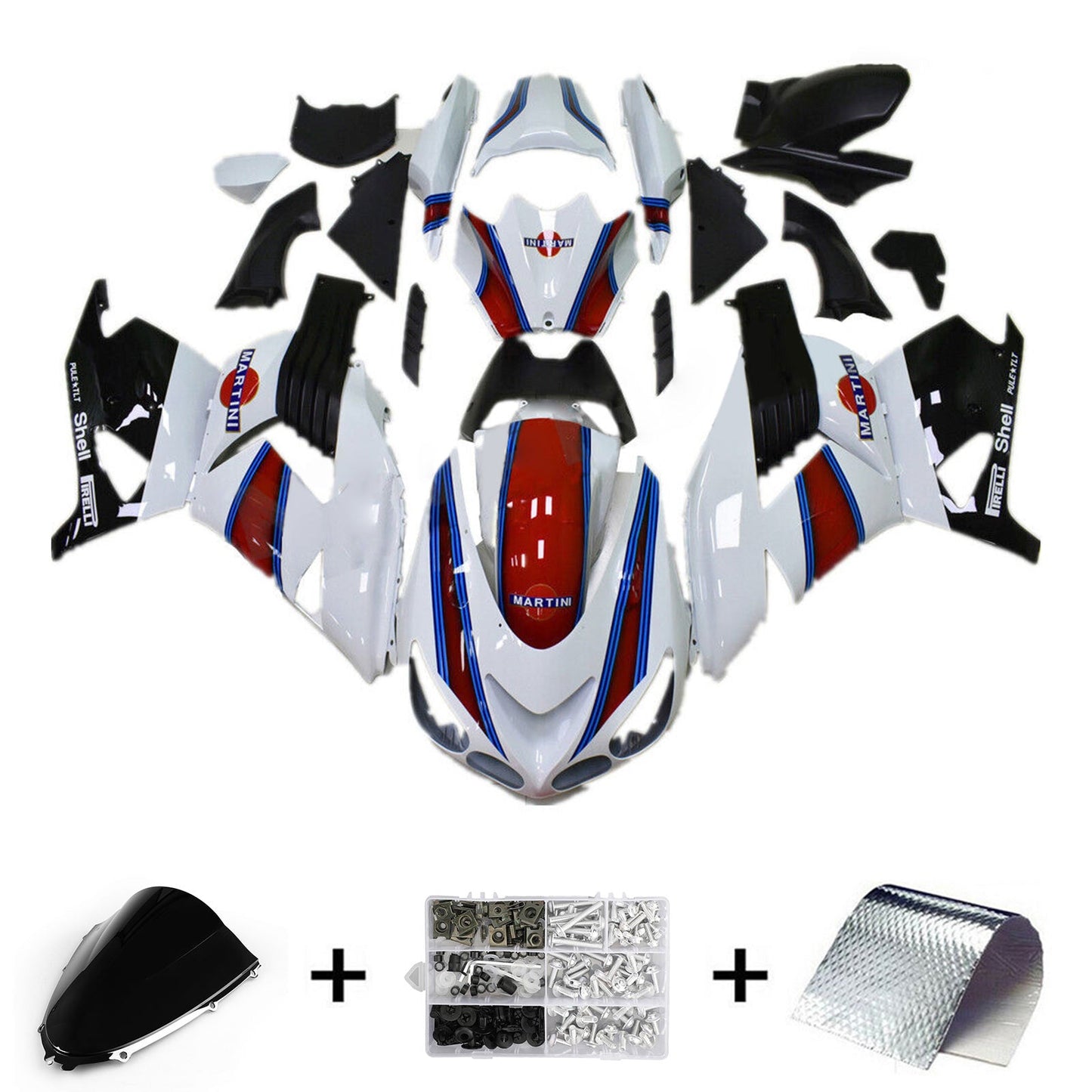 2006-2011 Kawasaki ZX14R ZZR1400 Injection Fairing Kit Bodywork