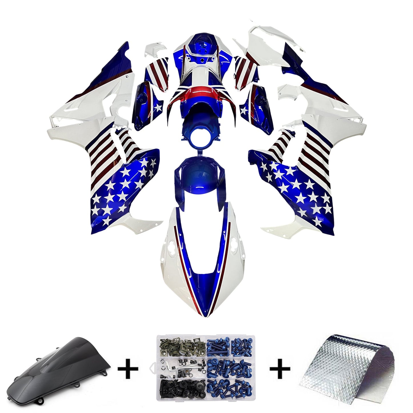 Injection Fairing Kit Bodywork Plastic ABS For Honda CBR1000RR 2017-2023