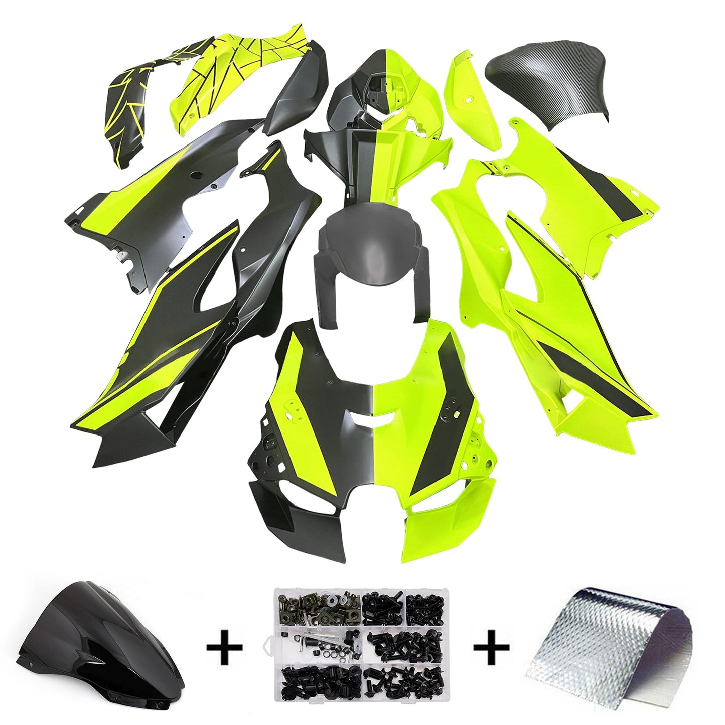Injection Fairing Kit Bodywork ABS fit For Kawasaki ZX-10R ZX-10RR 2021-2025