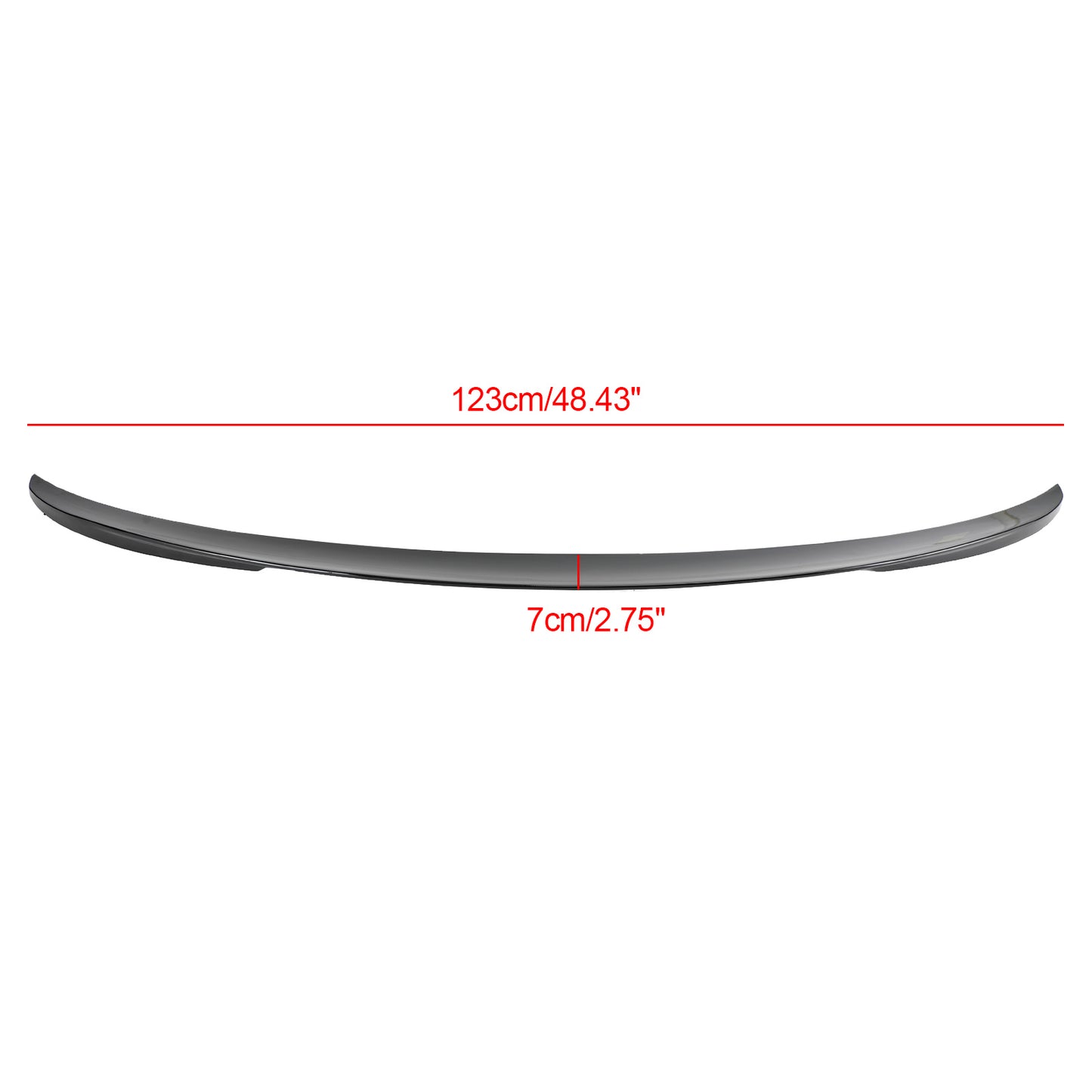 P Style Rear Trunk Spoiler Wing Fit BMW 3 Series F30 F35 2012-2019 Gloss Black