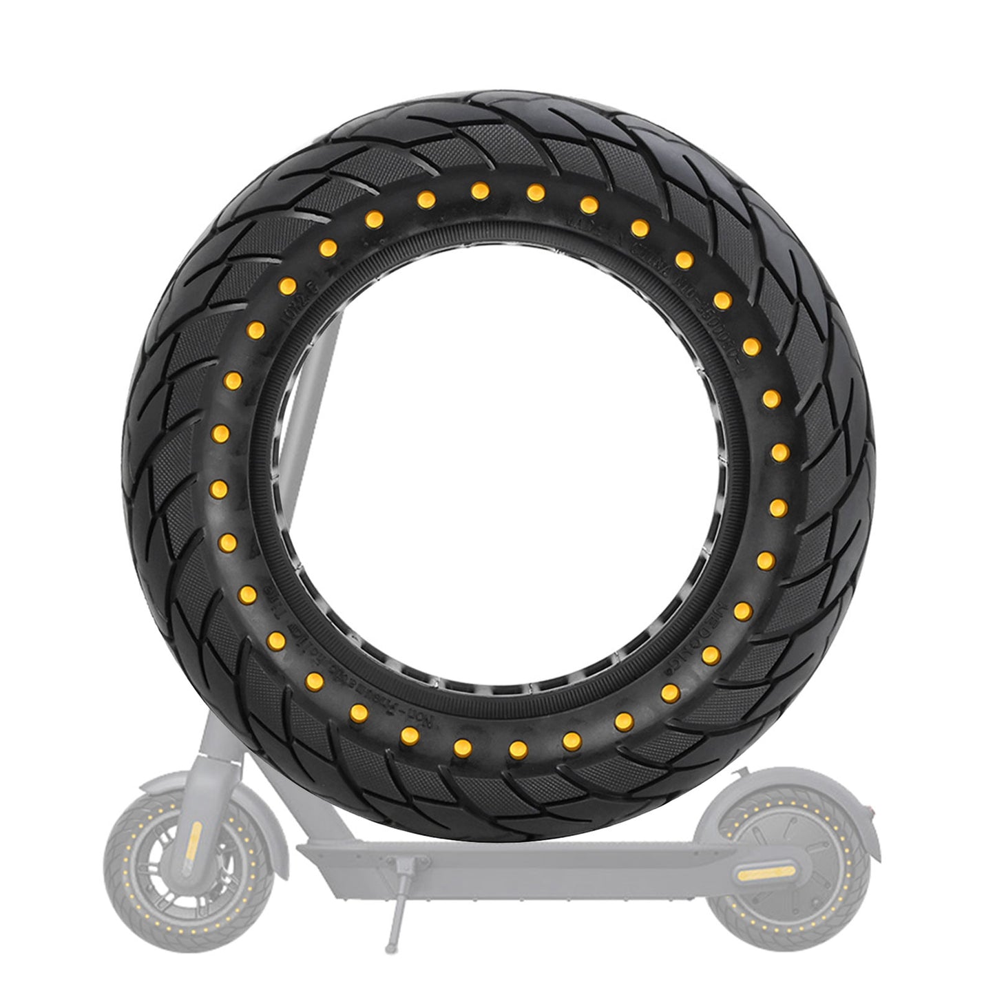 Ninebot Max G30 Honeycomb Tyre Replace 10x2.5 Rubber Solid Tire 60/70-6.5