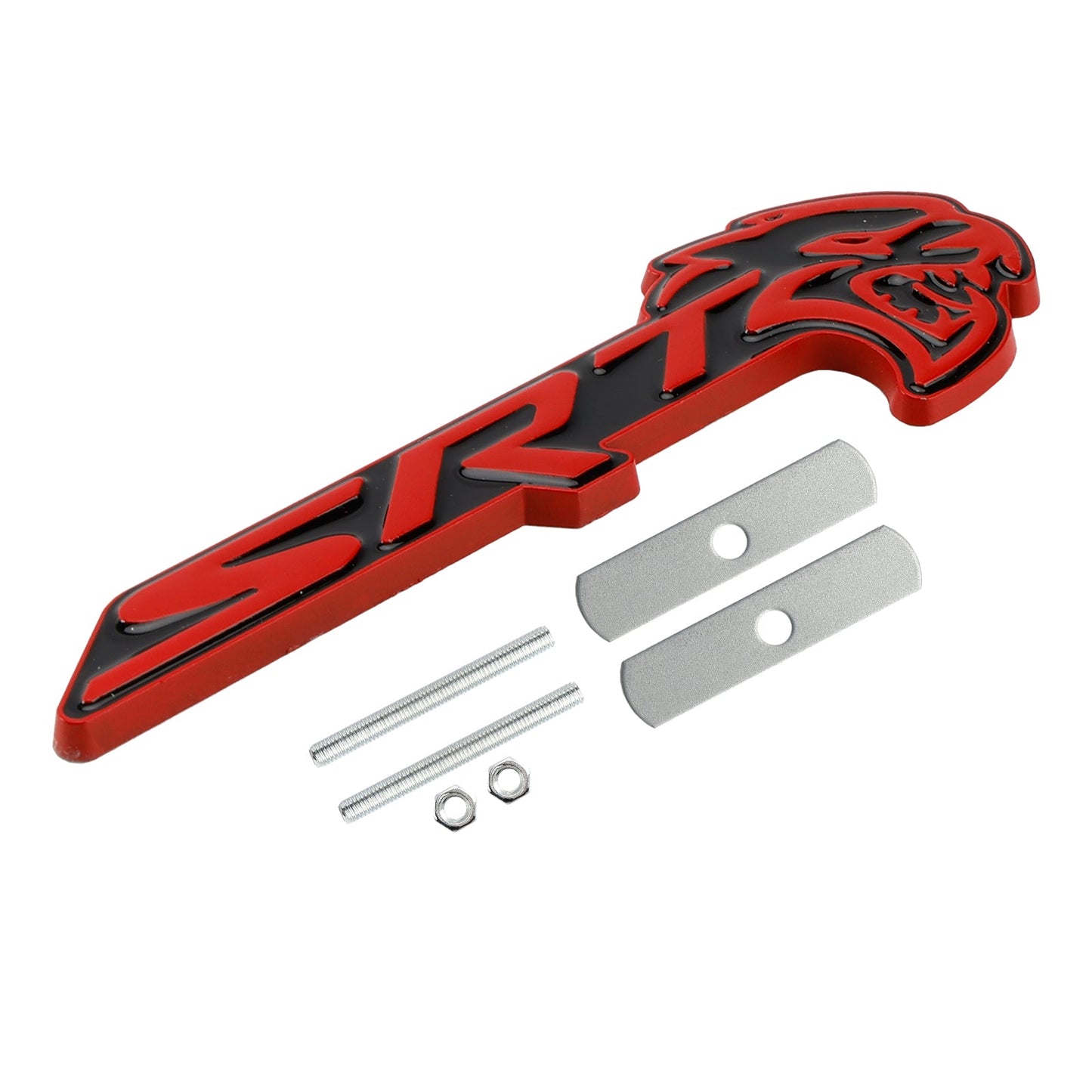 Front Grille SRT Hellcat Emblem Badge for Charger Challenger SRT Chrome