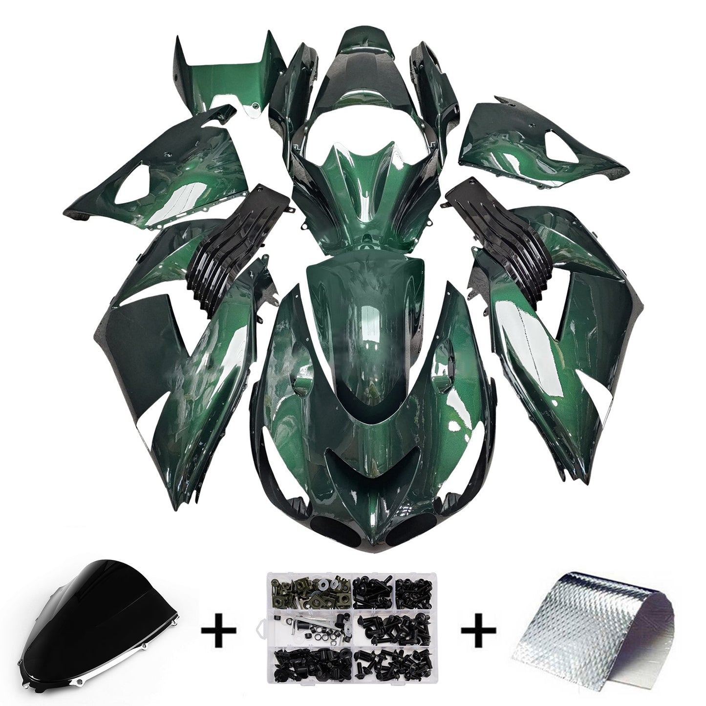 Injection Fairing Kit Bodywork fit For Kawasaki ZX14R ZZR1400 2012-2025
