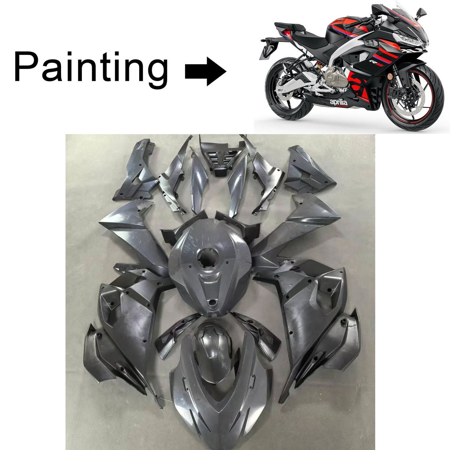 2024-2025 Aprilia RS 457 RS457 Injection Fairing Kit Bodywork