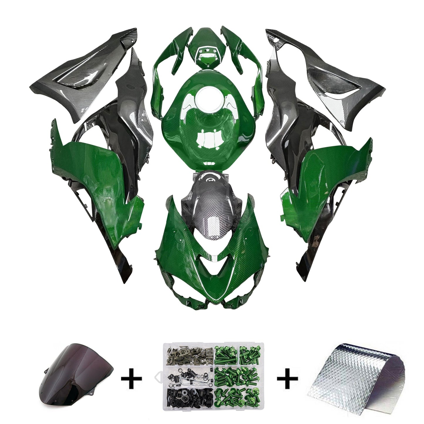 Injection Fairing Kit Bodywork Plastic ABS fit For Kawasaki ZX-6R 2024-2025