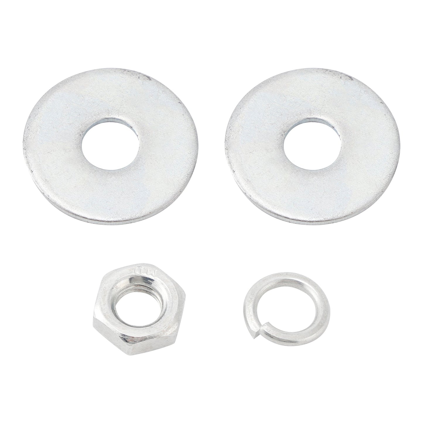 4 Custom SKULL License Plate Bolt Screw Silver Plastic Motorcycle Chopper Bobber