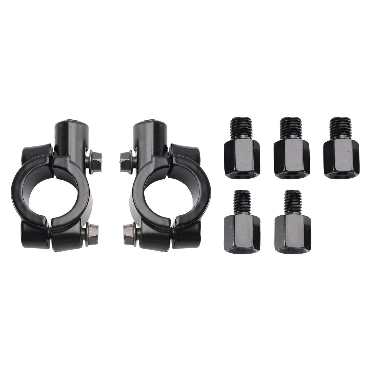 Pair Motorcycle Folding Adventure Mirrors Rearview Mirror For ATV Dirt Bike