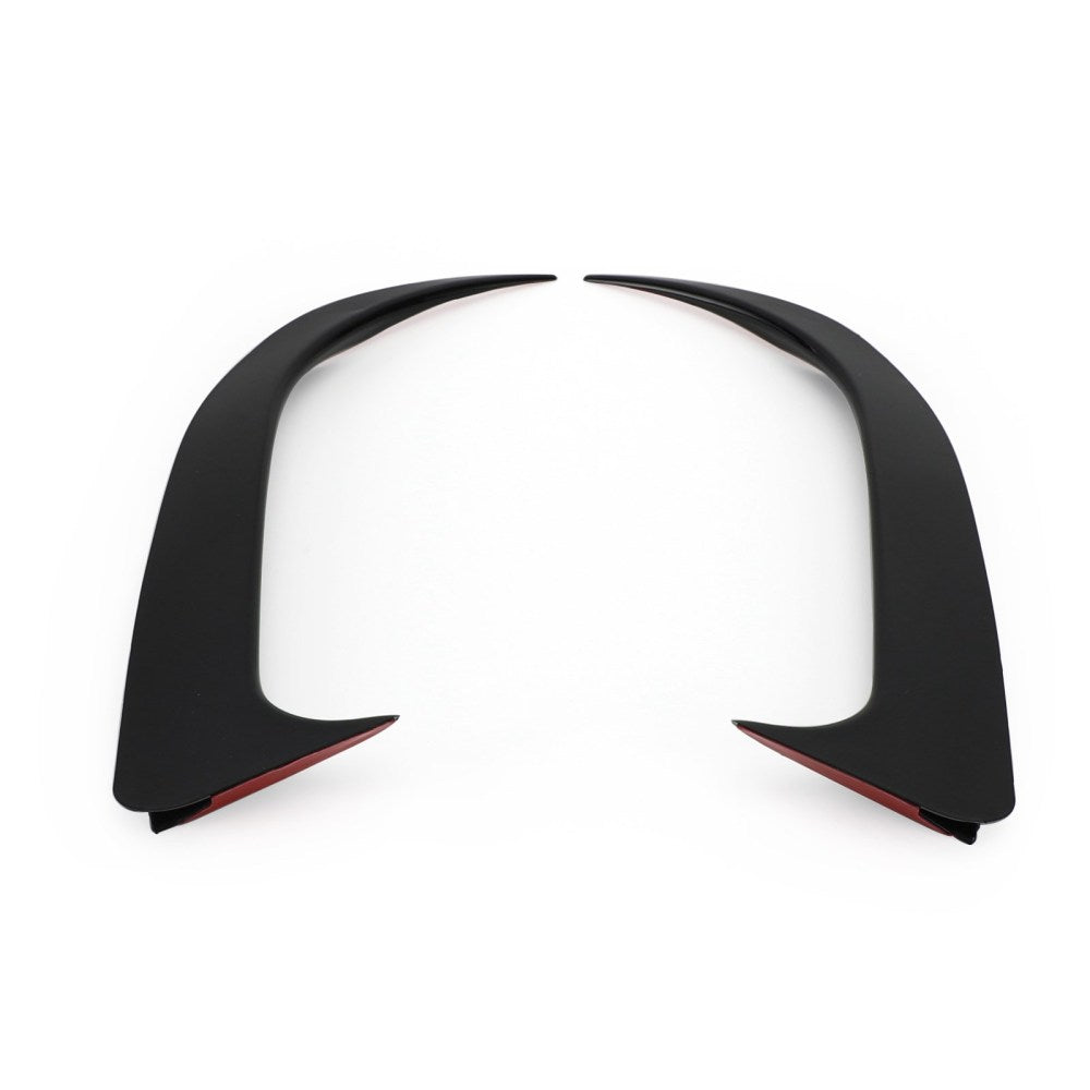 Areyourshop Black Rear Bumper Spoiler Air Vent Cover Fit Mercedes W117 CLA Class 2014-2018