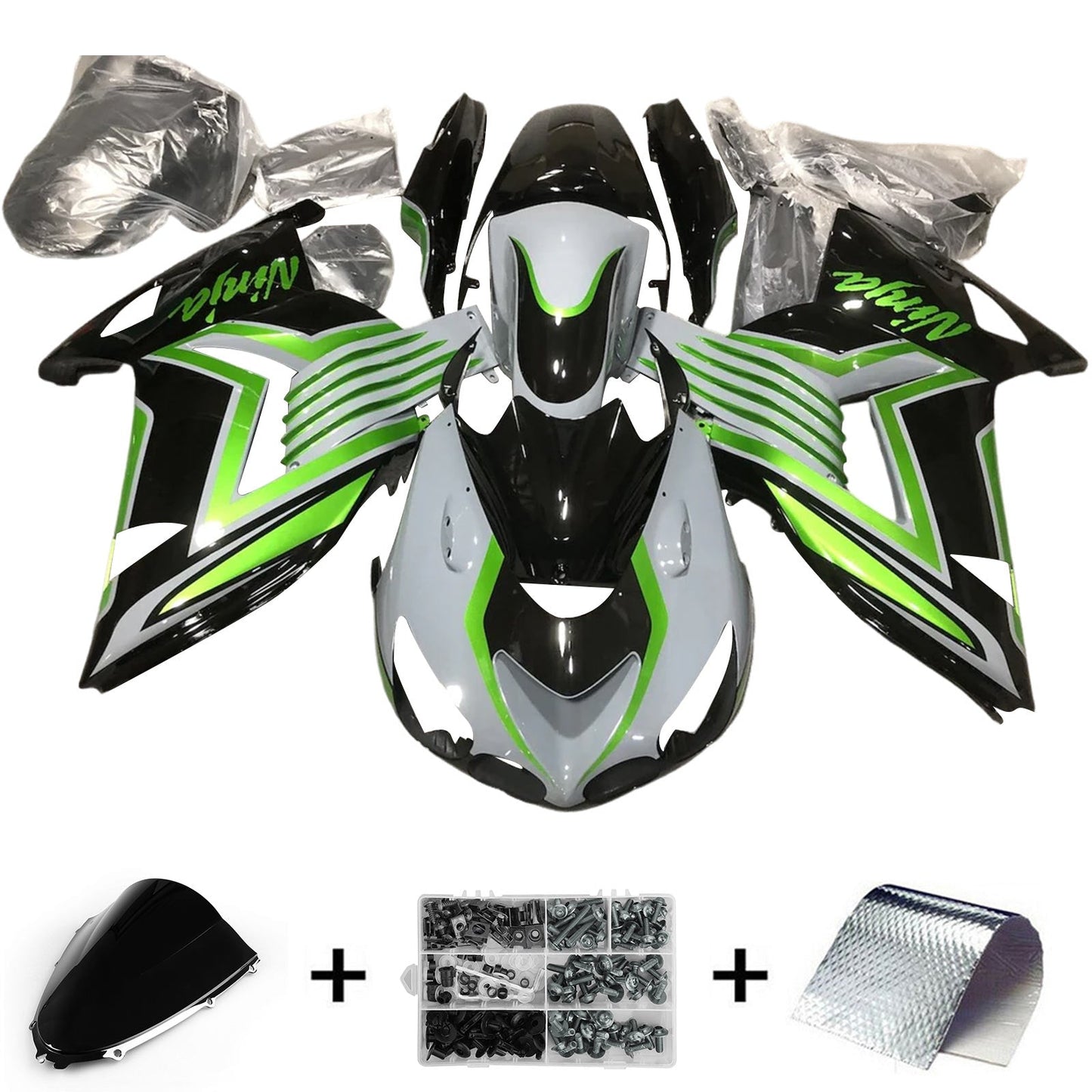 2012-2022 Kawasaki ZX14R ZZR1400 Injection Fairing Kit Bodywork