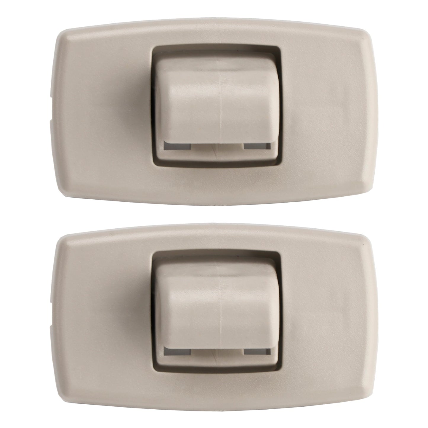 2x Gray Sun Visor Clip Hook Retainer For Mercedes Benz C-class W205 S205 15-19