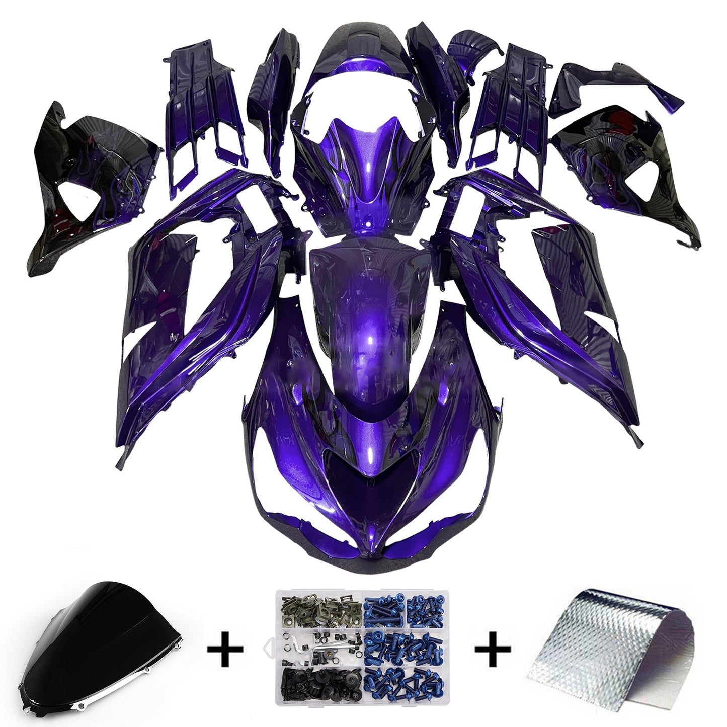 Injection Fairing Kit Bodywork fit For Kawasaki ZX14R ZZR1400 2012-2025