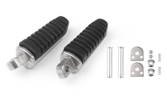 Front/Rear Footrests Foot Pegs For Suzuki V-Strom DL 650 GSX 1300 GSR 600 Generic