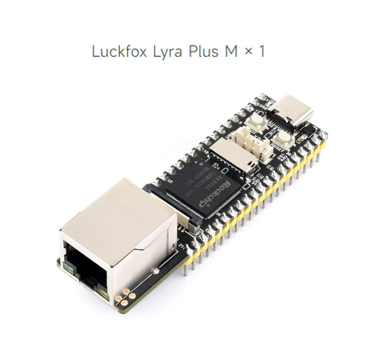 Luckfox Lyra Plus Linux Development Board RK3506G2 Chip RJ45 Network Port 128MB