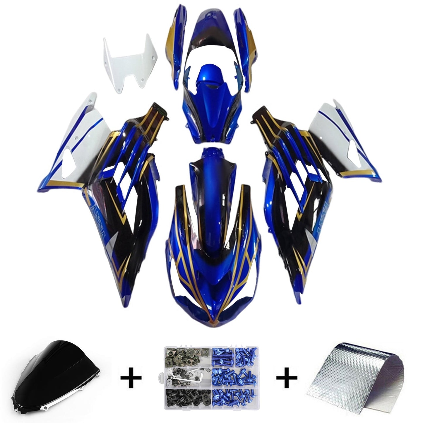 2012-2022 Kawasaki ZX14R ZZR1400 Injection Fairing Kit Bodywork