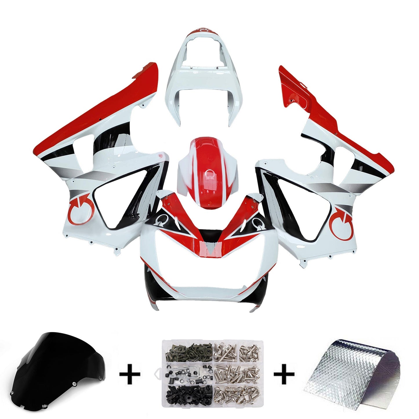 Injection Fairing Kit Bodywork Plastic ABS For Honda CBR929RR 2000-2001