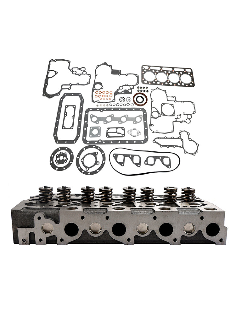 Complete Cylinder Head & Full Gasket Kit Compatible With Kubota V1902 Engine