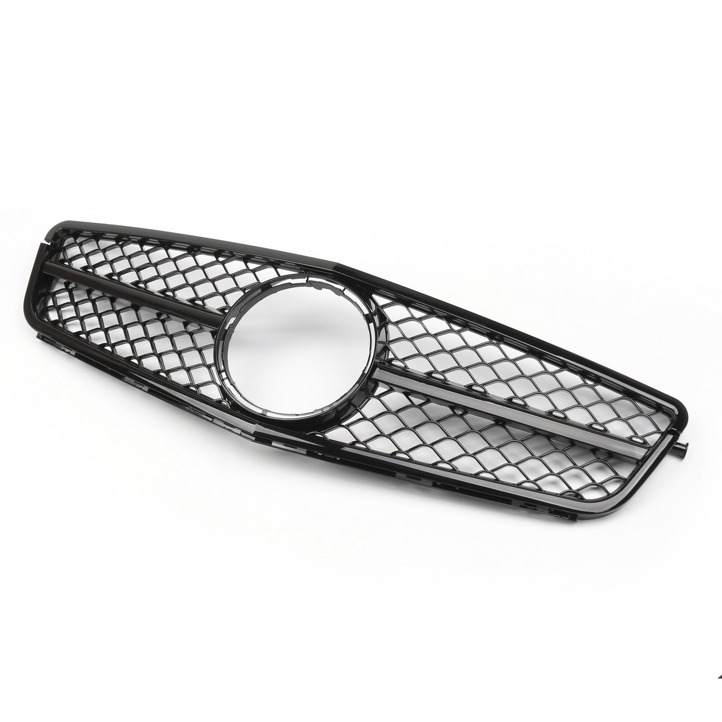 2008-2014 Benz W204 C-Class C300 C350 Front Grill Gloss Black Car Grille C63 Style