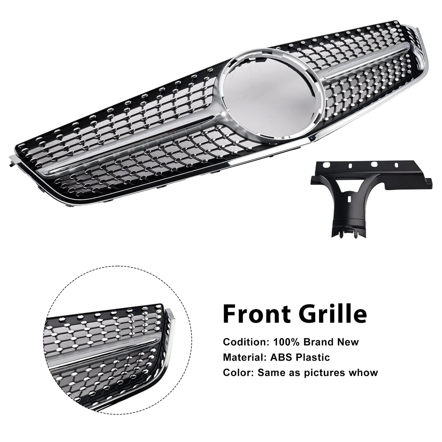 2009-2013 Mercedes E-Class W207 C207 Front Bumper Grill Grille Coupe