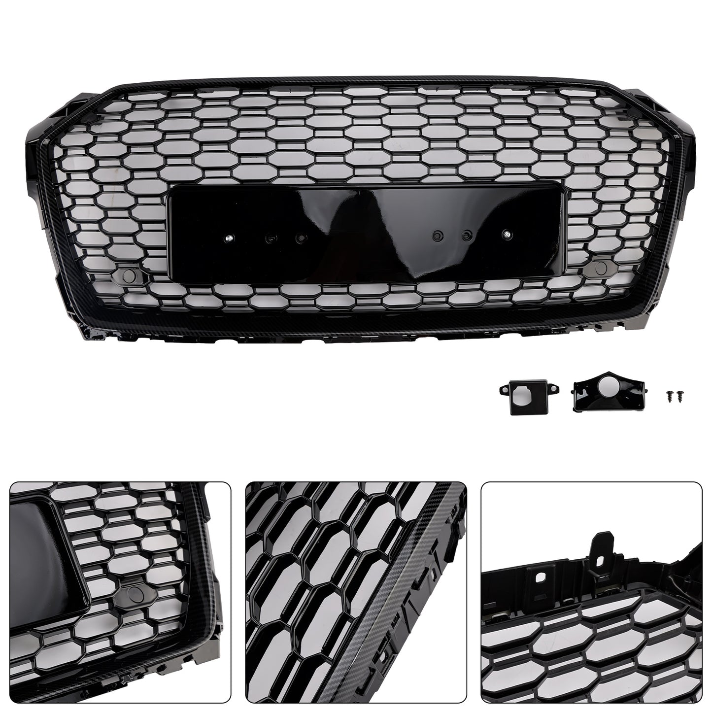 Audi A5 Quattro A5 Sportback 2017 2018 2019 RS5 Style Sport Front Honeycomb Grill Grille