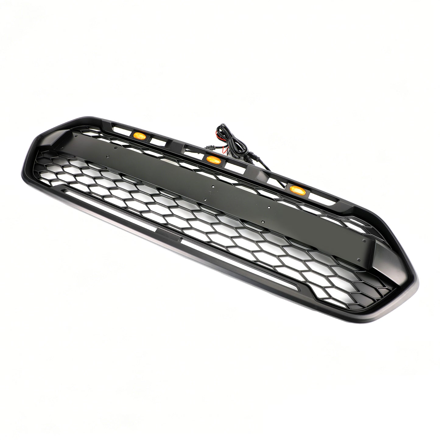 2018-2023 Ford Transit Custom Trail W/ 3LED Matte Black Front Bumper Grille