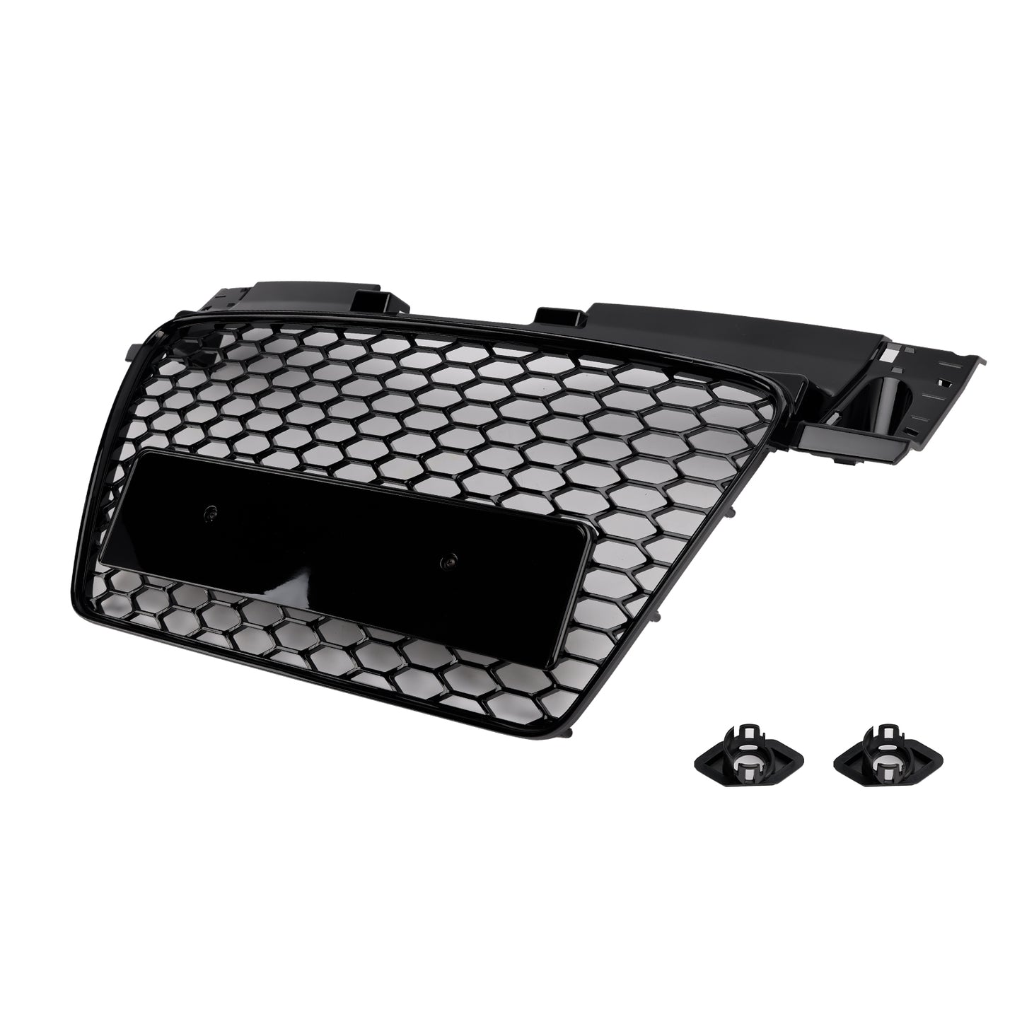 Audi TT TTS 2006 2007 2008 2009 RS Style Front Honeycomb Grill Grille Gloss Black 2010 2011 2012 2013 2014