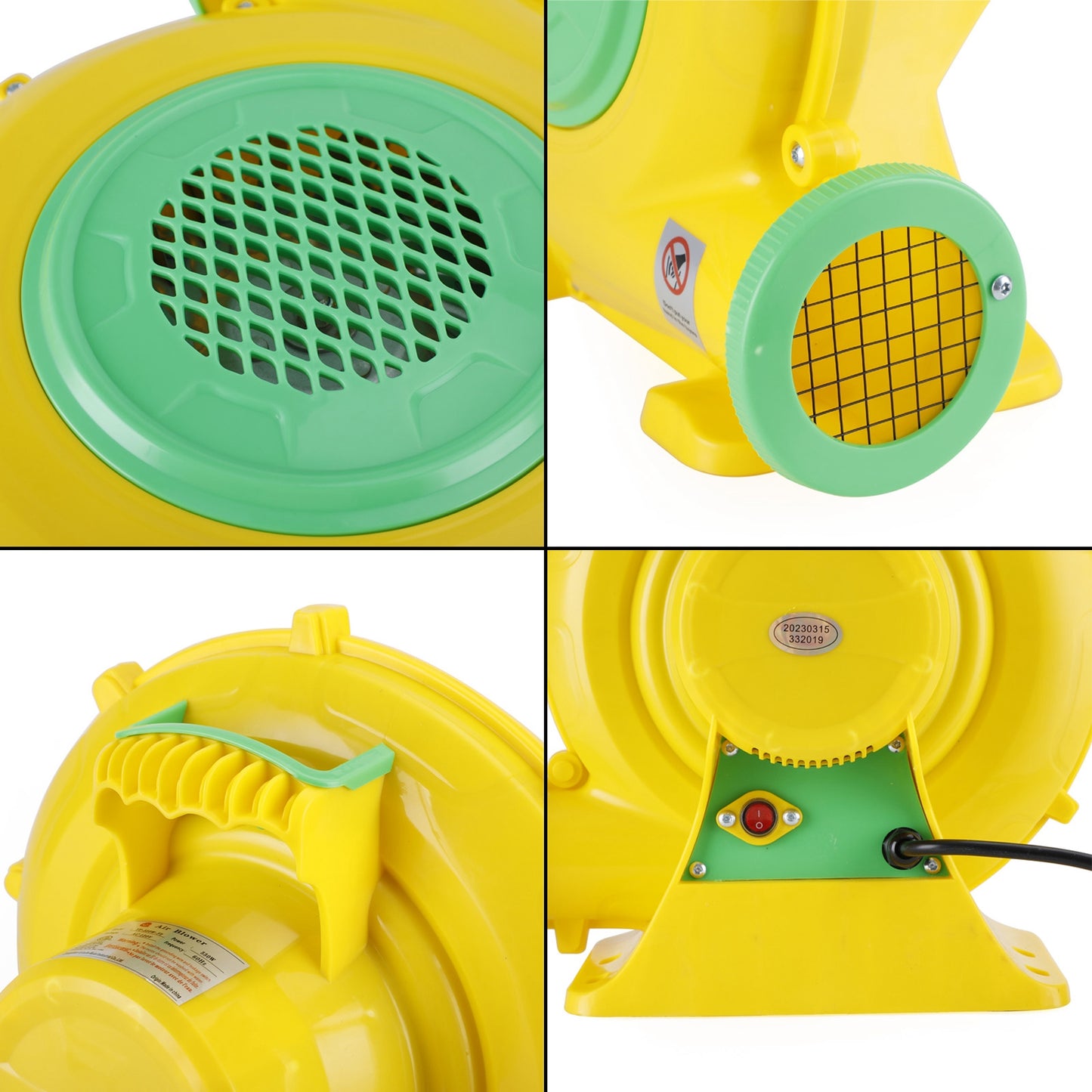 750 Watt Inflatable Bounce House Water slide Air Pump Dust Blower Fan Inflatable castle