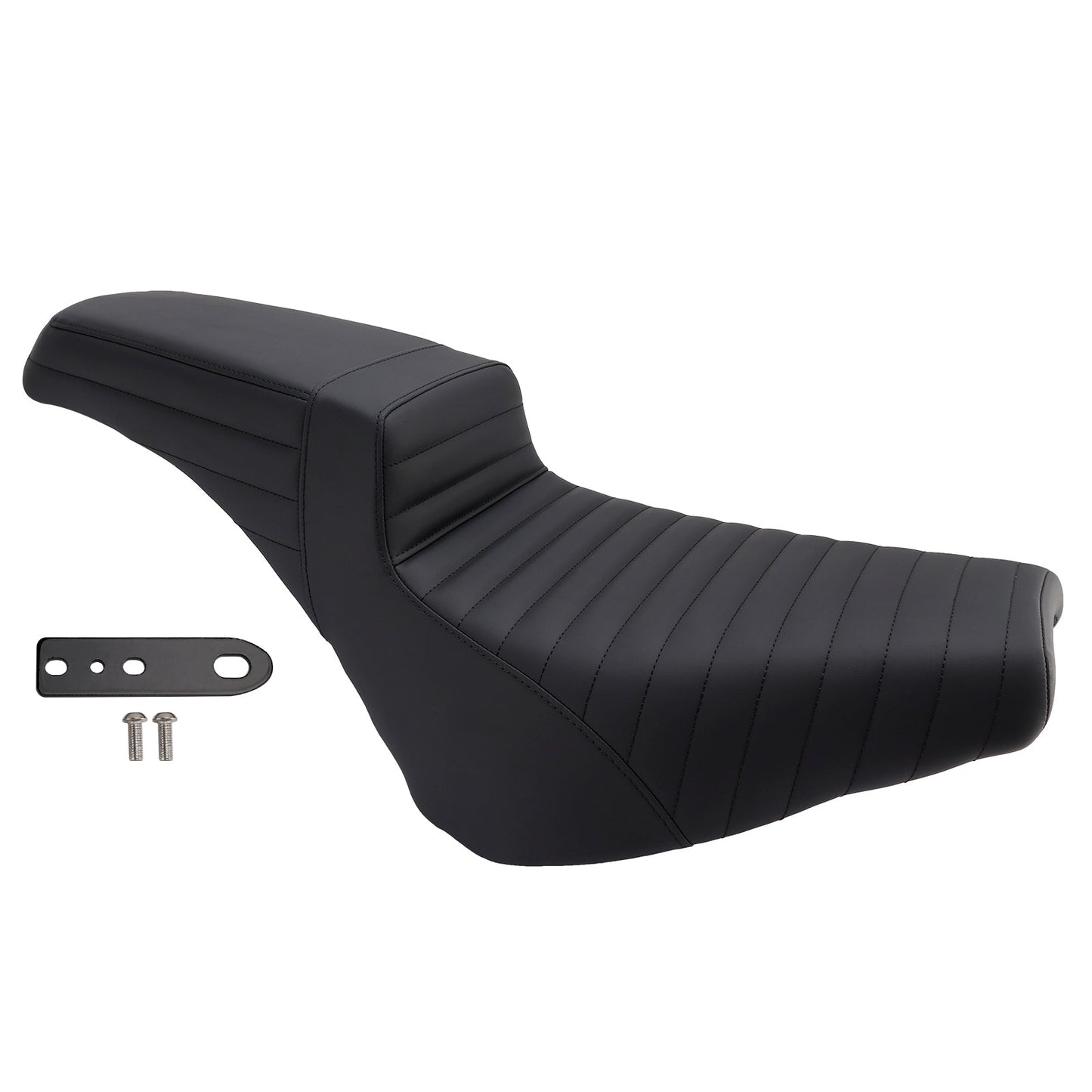2021-2025 Street Bob 114 Softail Ribbed Complete Cushion Rider Passenger Seat