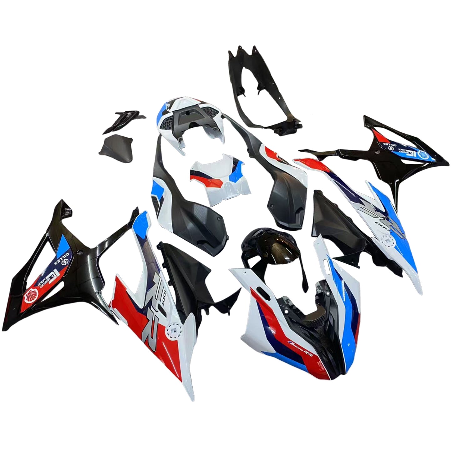 2019-2022 BMW S1000RR Amotopart Injection Fairing Kit Bodywork Plastic ABS #117