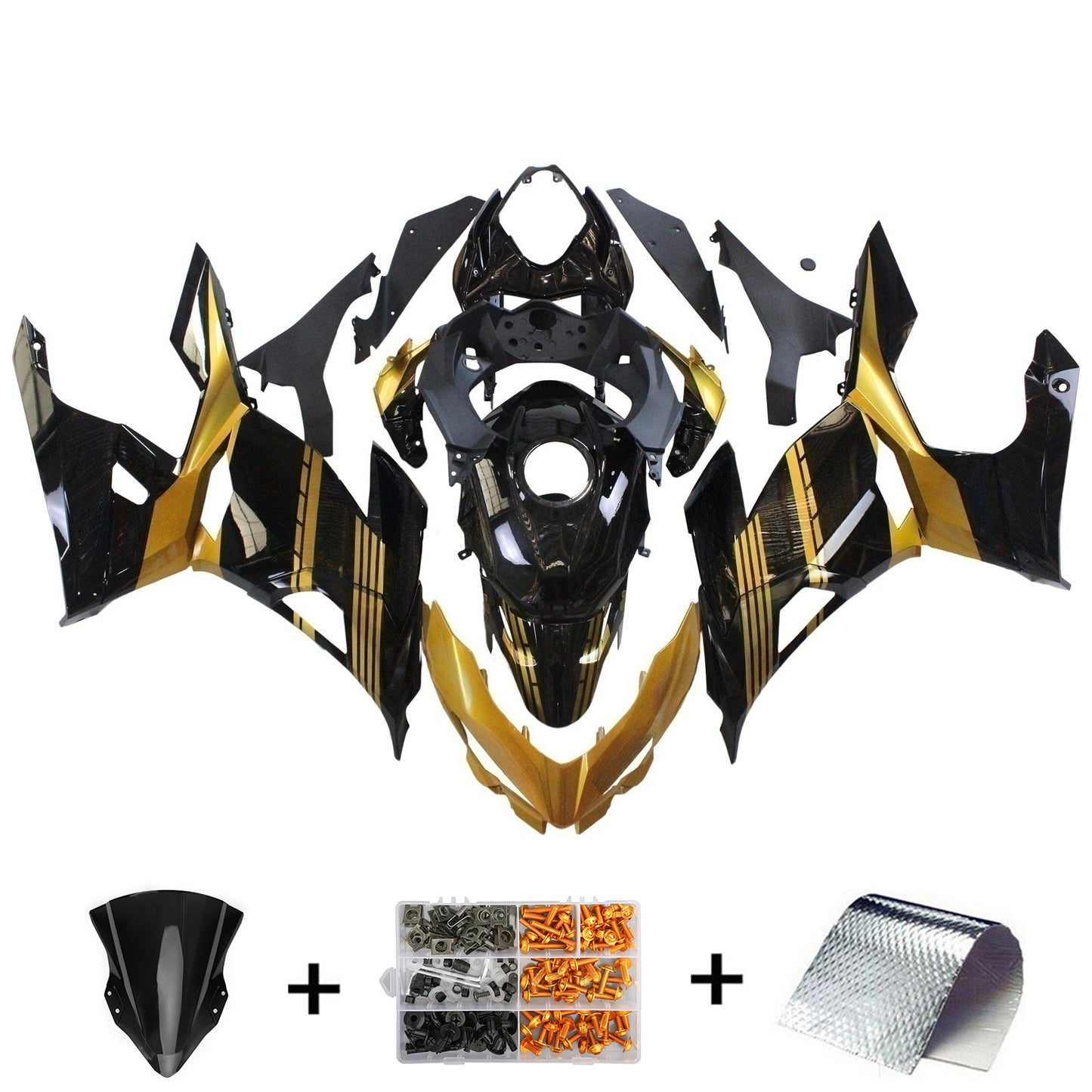 2018-2023 Kawasaki EX400 Ninja400 Fairing Kit Bodywork Plastic ABS