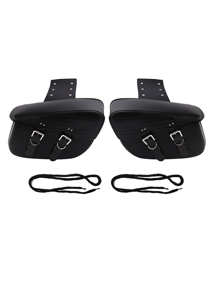 Side Tail Bag Saddlebag Color Matching Luggage Black 42L For Scooter Motorcycle