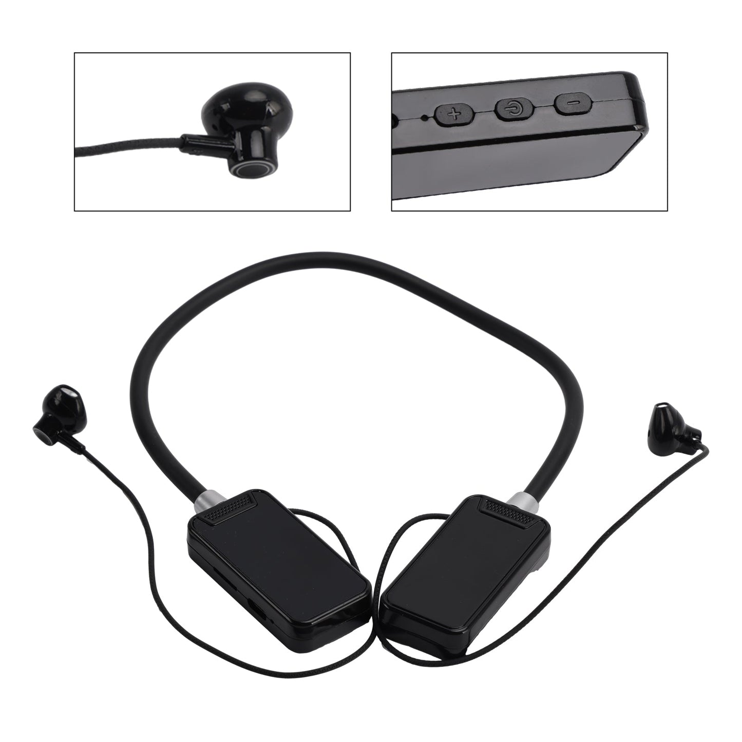 Bluetooth Headphones 5.3 Smart Digital Display for Games Live Singing Ear-Return