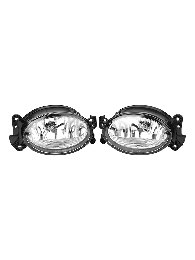 Pair Front Fog Light Lamps With Bulbs For Mercedes Benz W204 W211 W164 C219