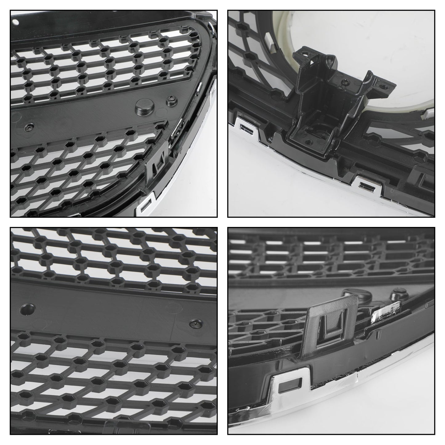 2014-2019 V Class W447 Benz Mercedes Grill Diamond Front Upper Grille Grill
