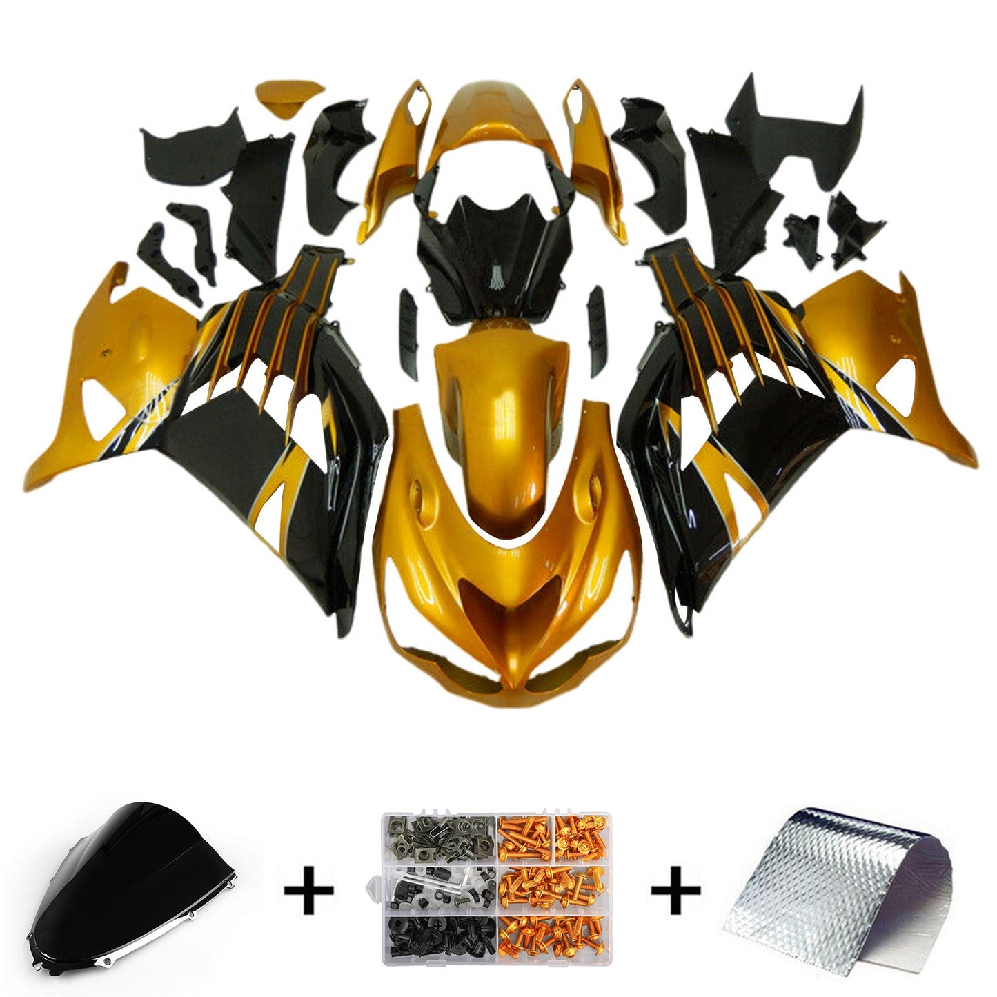 2012-2022 Kawasaki ZX14R ZZR1400 Injection Fairing Kit Bodywork
