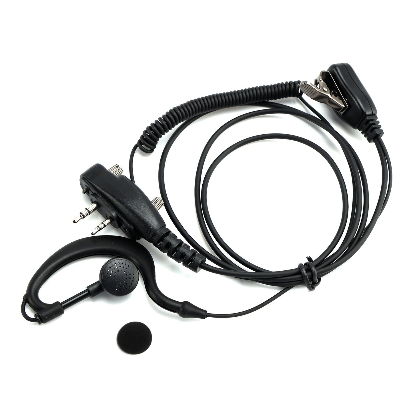 ICOM F1000-011 Curved Earhook Headset For ICOM A16 IC-F3230 F4230D F1100 F2100D